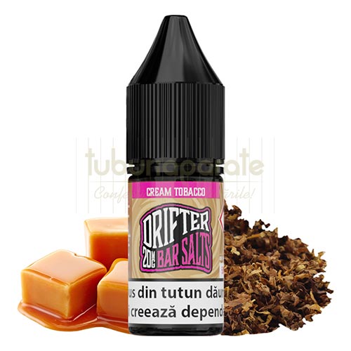 Lichid Drifter Cream Tobacco 10 ml (20mg/ml) Lichid cu nicotina de 20 mg marca Drifter Cream Tobacco 10 ml