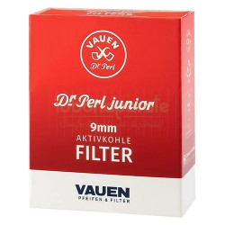 Filtre pentru pipa, Filtre Pipa Vauen Dr. Perl Junior 9 mm Carbon (40), TuburiAparate.ro