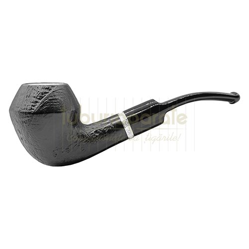 Pipa Angelo 11 Rustic (Meerschaum) Pipa din lemn Angelo 11 Rustic Meerschaum cu inel metalic si mustiuc din acril