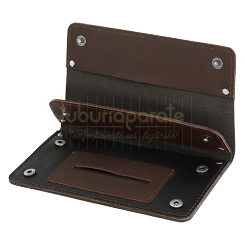 861343 Portofel Tutun Angelo Black Brown (piele) Portofel din piele pentru tutun marca Angelo Black Brown cu lungimea de 16 cm