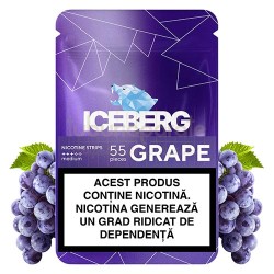 Pouch nicotina Iceberg Nicotine Cotton Strips Grape Ice (13 mg/strip)