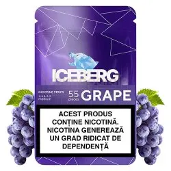 Pouch nicotina Iceberg Nicotine Cotton Strips Grape Ice (13 mg/strip)
