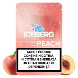 Pouch nicotina Iceberg Nicotine Cotton Strips Peach (13 mg/strip)