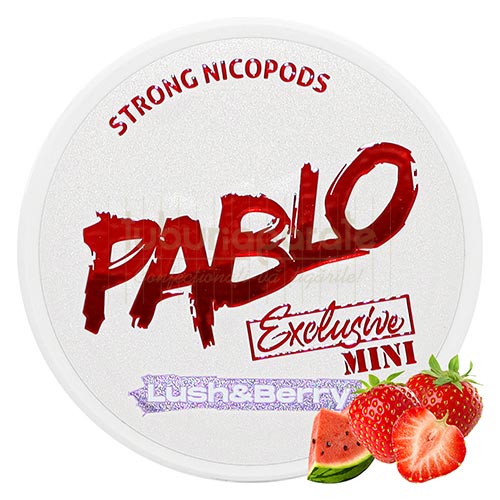 Pouch nicotina Pablo Mini Exclusive Lush & Berry (8,25 mg/pouch) Pouch cu nicotina marca Pablo Mini Exclusive Lush & Berry cu concentratia de 8,25 mg