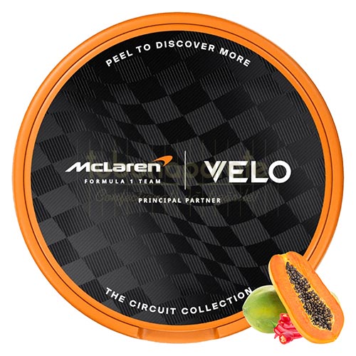 Pouch nicotina Velo Spicy Papaya (6 mg/pouch) Cutie cu 15 pliculete cu nicotina editie limitata Velo spicy Papaya 6 mg/pouch