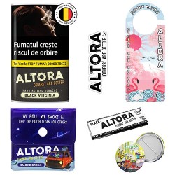 5 x Tutun Altora Black Virginia 30g + Produse Altora + Transport Gratuit