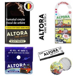 Tutun pentru rulat tigari, 5 x Tutun Altora Black Virginia 30g + Produse Altora + Transport Gratuit, TuburiAparate.ro