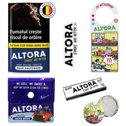 Tutun pentru rulat tigari, 5 x Tutun Altora Blue Halfzware 30g + Produse Altora + Transport Gratuit, TuburiAparate.ro