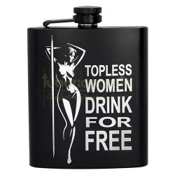 Set plosca alcool, Plosca alcool DM 45 Drink Free (210 ml), TuburiAparate.ro
