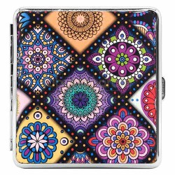 Tabachera tigari piele ecologica, Tabachera Tigari Angel 39 Floral Purple, TuburiAparate.ro