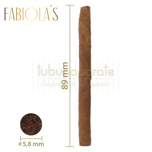 Tigari de foi Fabiolas Mini 95g (20) Cutie cu 20 tigari de foi Fabiolas Mini de tarie slaba spre medie