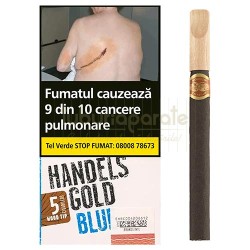 Tigari de foi, Tigari de foi Handelsgold Wood Tip Blue 26g (ciocolata) 5, TuburiAparate.ro