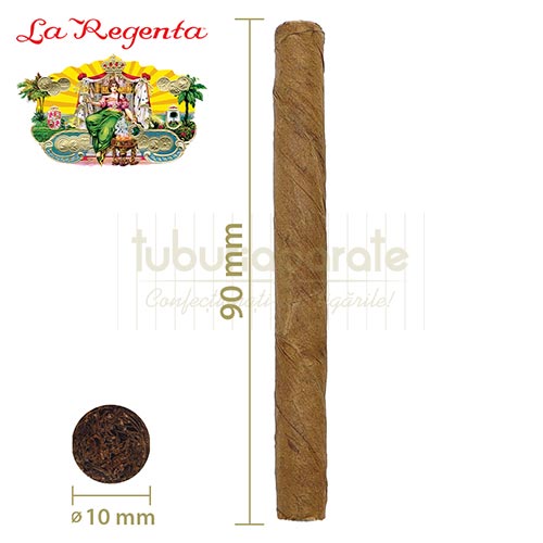 Tigari de Foi Mini Cigarillos Petit Regenta 195g (50) Tigari de foi fara filtru in cutie din lemn masiv Mini Cigarillos Petit Regenta 50