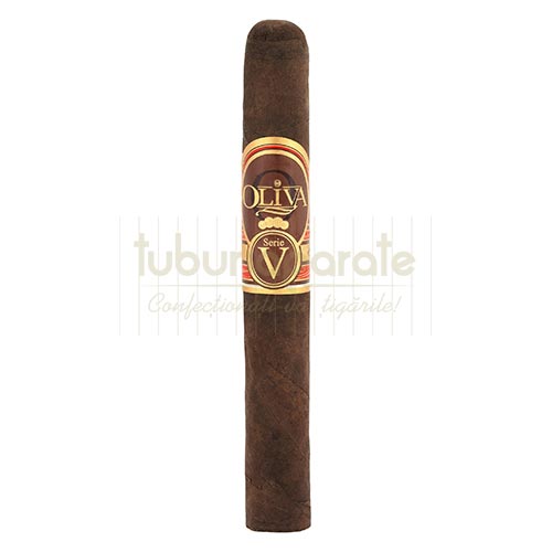Trabucuri Oliva Serie V Liga Especial No.4 Corona (3) Pachet cu 3 trabucuri Oliva Serie V Liga Especial No.4 Corona cu lungimea de 127 mm