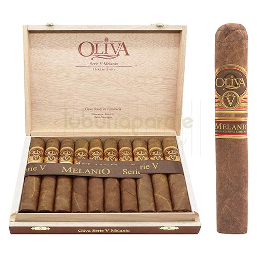 Trabucuri Oliva Serie V Melanio Double Toro (10) Cutie cu 10 trabucuri Oliva Serie V Melanio Double Toro cu lungimea de 152 mm