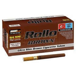 Tuburi tigari Rollo Brown Ultra Slim Extra (25 mm) 200
