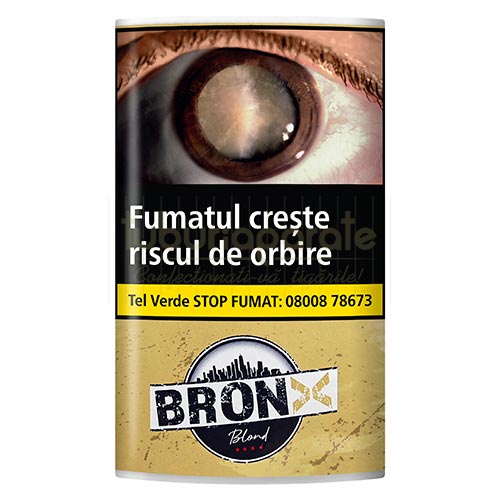 Tutun Bronx Blond (30g) Pachet de 30g cu tutun pentru rulat marca Bronx Blond de tarie medie