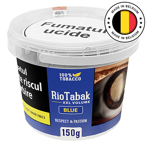 Tutun RioTabak Blue XXL Pipa Volume (classic) 150g Tutun pentru pipa marca RioTabak Blue XXL Volume in galeata reutilizabila de 150g