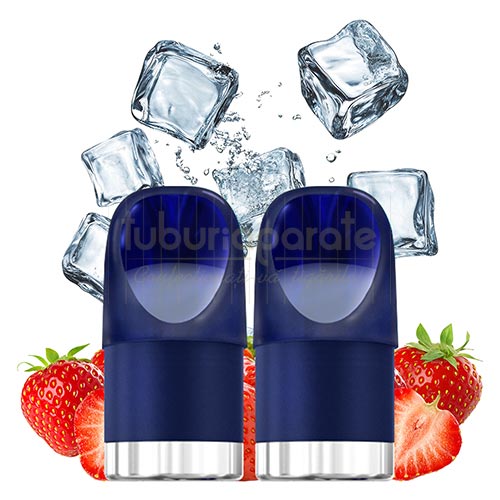 Capsule Blu Bar Strawberry Ice 20MG (2 capsule) Capsule rezerva Blu Bar Strawberry Ice cu nicotina de 20MG 2 capsule