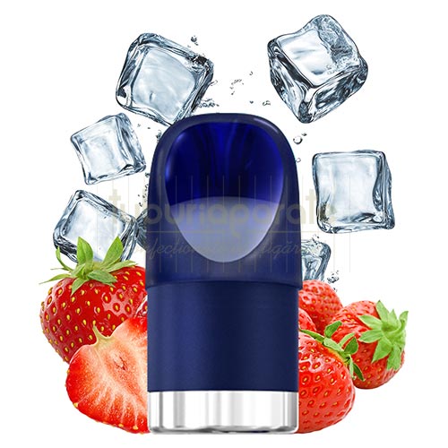 Kit Blu Bar Strawberry Ice 20MG (1 capsula) Kit complet vape cu cartuse Blu Bar Strawberry Ice cu 1 capsula inclusa cu nicotina de 20 mg