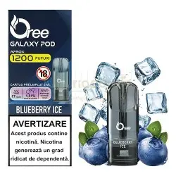 Capsule Oree Galaxy Blueberry Ice 17MG (1 capsula) 1200 pufuri