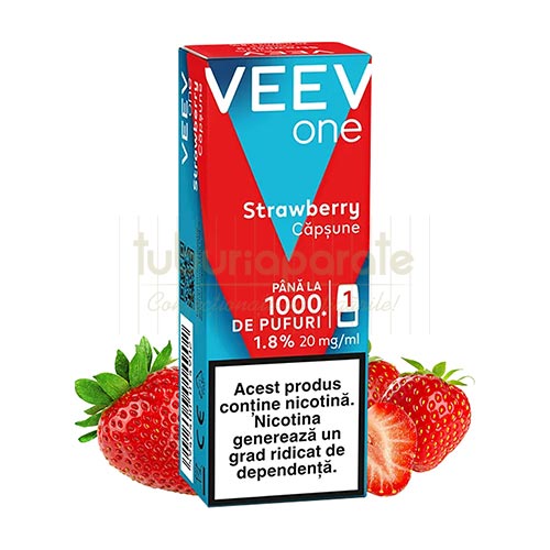 VEEV ONE Strawberry (1 capsula) Rezerve VEEV ONE Strawberry in pachet de o capsula cu 1000 pufuri