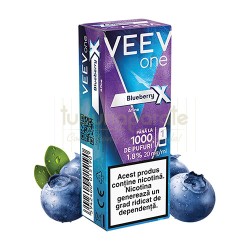 Vape unica folosinta, VEEV ONE X Blueberry (1 capsula), TuburiAparate.ro