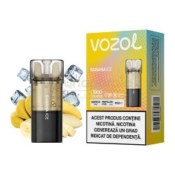 Vape unica folosinta, Cartus Vozol Switch Pro Banana Ice (1 capsula), TuburiAparate.ro