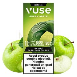 Capsule Vuse Green Apple 20MG (1 capsula) 1000 pufuri