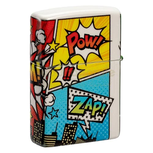 152237 Bricheta Zippo Pop Art City Bricheta cu benzina originala marca Zippo editie Pop Art City