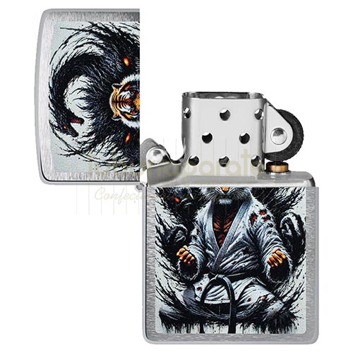 152679 Bricheta Zippo Karate Tiger Bricheta reincarcabila cu benzina marca Zippo editie Karate Tiger