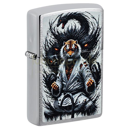 152679 Bricheta Zippo Karate Tiger Bricheta reincarcabila cu benzina marca Zippo editie Karate Tiger