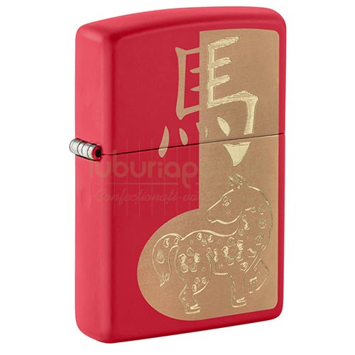 152680 Bricheta Zippo Year of the Horse 2026 Bricheta metalica originala Zippo editie Year of the Horse 2026 de origine SUA