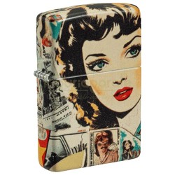152724 Bricheta Zippo Vintage Collage