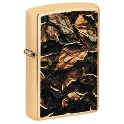 152727 Bricheta Zippo Natural Leaves