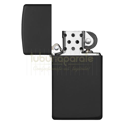 1618 Bricheta Zippo Slim Black Matte Bricheta metalica marca Zippo Slim Black Matte in cutie originala reincarcabila cu benzina