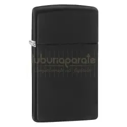 1618 Bricheta Zippo Slim Black Matte