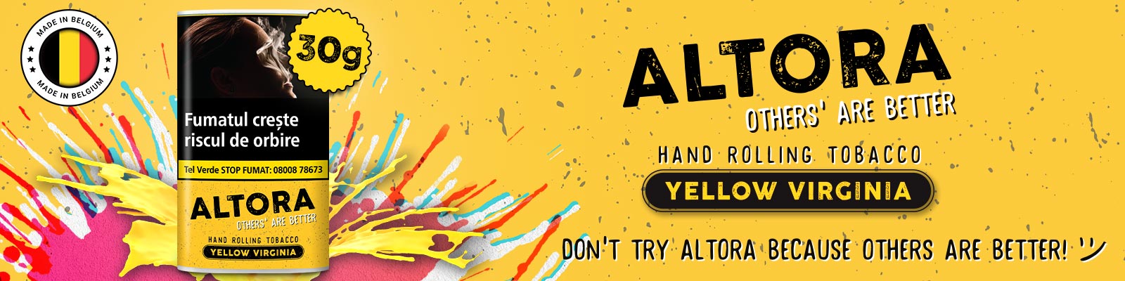banner tutun de rulat altora yellow virginia